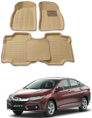 arneja trading company Polyutherine 3D Mat For  Honda City i-Dtec(Beige)