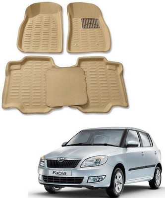 arneja trading company Polyutherine 3D Mat For  Skoda Fabia(Beige)
