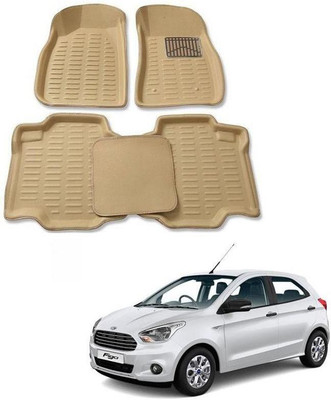 ARNEJA Polyutherine 3D Mat For  Ford Figo(Beige)