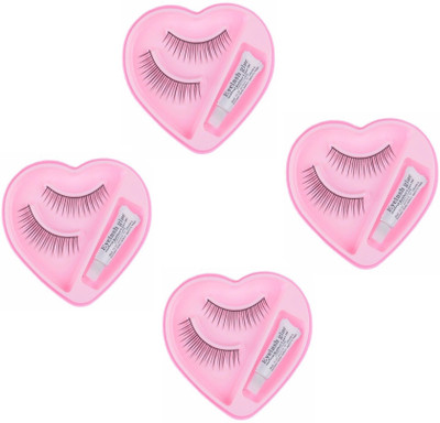 JOTKAPARKASH PREMIUM Quality False-Fake Eyelashes With glue(Pack of 4)