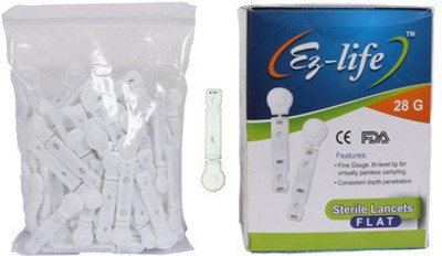 EZ Life Flat Glucometer Lancets(100)