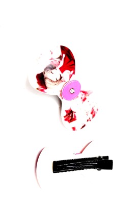 rayie collection HA623 Hair Clip(Red, White)