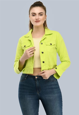 MyraCollections 3/4th Sleeve Solid Women Denim Jacket