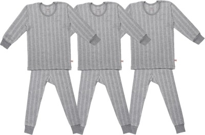 VIMAL JONNEY Top - Pyjama Set For Boys & Girls(Grey, Pack of 6)