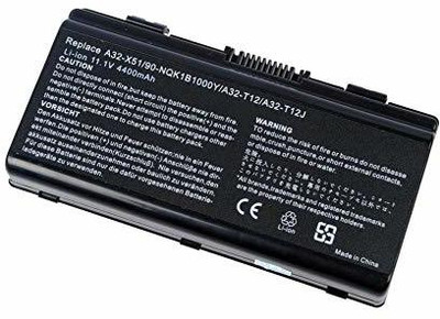 TechSonic Replacement Laptop Battery Compatible For Powerlite P21 A32 T12 X51 T12C 6 Cell Laptop Battery
