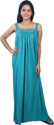 Piyali's Creation Women's Women Nighty(Light Green)