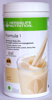 HERBALIFE Formula 1 Nutritional Shake Mix - Vanilla Flavor For Weight Management Plant-Based Protein(500 g, Vanilla)