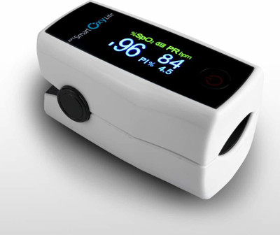 BPL SMART OXY LITE PULSE OXIMETER WITH PERFUSION INDEX, WITH BRAND REPLACEMENT GUARANTEE FOR 1 YEAR Pulse Oximeter(White)