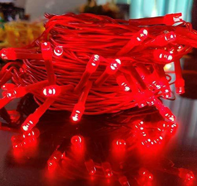 Ascension 35 LEDs 13 m Red Steady String Rice Lights(Pack of 4)