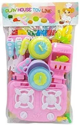 RabbitHill Pretend Play Kitchen Set Role Play Toys for Kids Girls