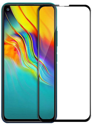 DMJHP Edge To Edge Tempered Glass for Infinix Hot 9 Pro(Pack of 1)