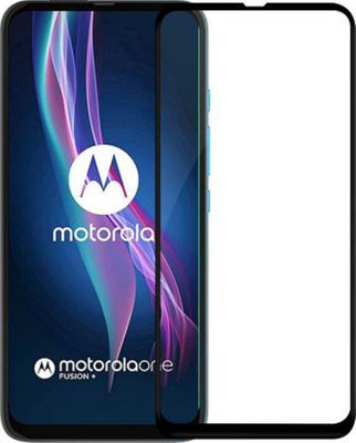 DMJHP Edge To Edge Tempered Glass for Motorola One Fusion Plus(Pack of 1)