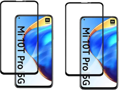 ISAAK Edge To Edge Tempered Glass for Mi 10T Pro(Pack of 2)