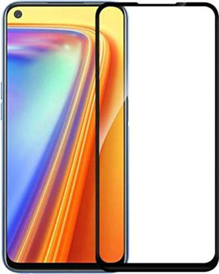 DMJHP Edge To Edge Tempered Glass for Realme 7(Pack of 1)