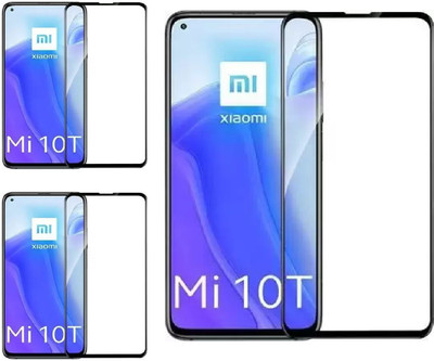ISAAK Edge To Edge Tempered Glass for Mi 10T(Pack of 3)