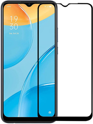 ISAAK Edge To Edge Tempered Glass for OPPO A15(Pack of 1)