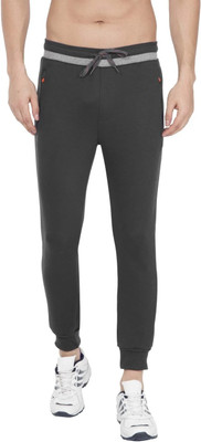 JOCKEY Self Design Men Grey Track Pants