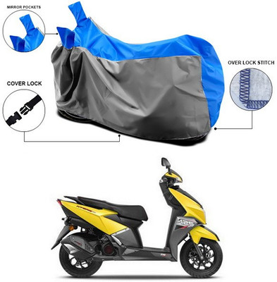 ANTHUB Waterproof Two Wheeler Cover for TVS(Ntorq 125, Blue)