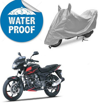 RPSENTTERPR Waterproof Two Wheeler Cover for Bajaj(Pulsar 180 DTS-i, Silver)
