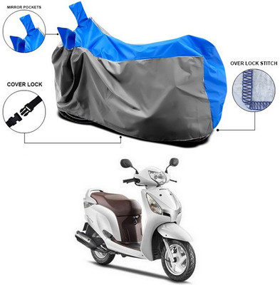 SEBONGO Waterproof Two Wheeler Cover for Honda(Aviator, Blue)