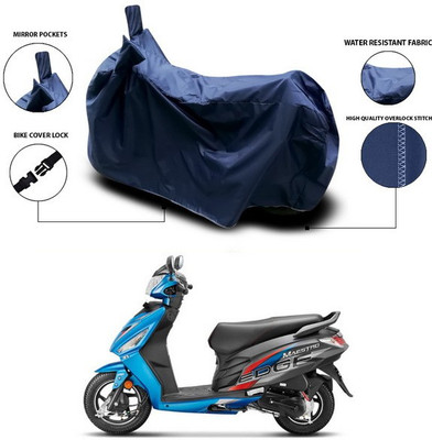 SEBONGO Waterproof Two Wheeler Cover for Hero(Maestro Edge, Blue)