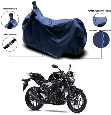 ANTHUB Waterproof Two Wheeler Cover for Yamaha(MT 9, Blue)