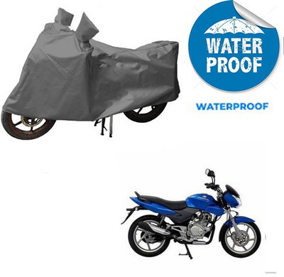 RPSENTTERPR Waterproof Two Wheeler Cover for Bajaj(DTS-i, Grey)