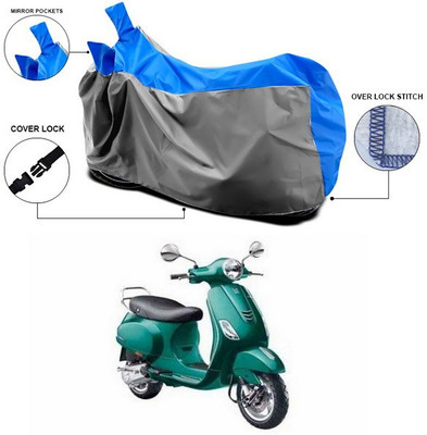 ANTHUB Waterproof Two Wheeler Cover for Vespa(Vespa VXL, Blue)
