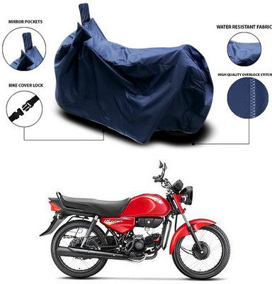SEBONGO Waterproof Two Wheeler Cover for Hero(HF Dawn, Blue)
