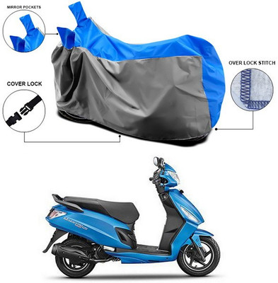 ANTHUB Waterproof Two Wheeler Cover for Hero(Maestro Edge 125, Blue, Grey)