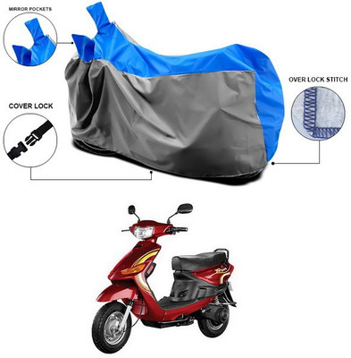 ANTHUB Waterproof Two Wheeler Cover for Indus(Yo Spark, Blue)