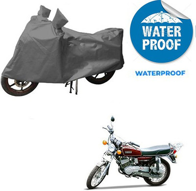 RPSENTTERPR Waterproof Two Wheeler Cover for Yamaha(RX 100, Grey)