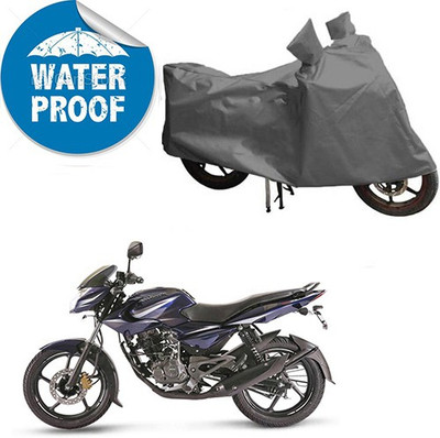 RPSENTTERPR Waterproof Two Wheeler Cover for Bajaj(Pulsar 135 LS DTS-i, Grey)