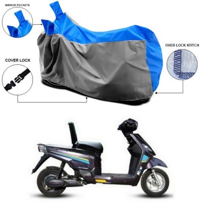 ANTHUB Waterproof Two Wheeler Cover for Hero(Electric NYX, Blue)