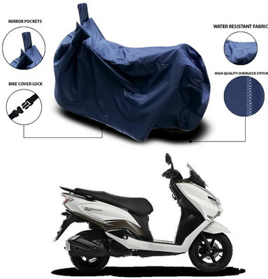 SEBONGO Waterproof Two Wheeler Cover for Suzuki(Burgman Street, Blue)