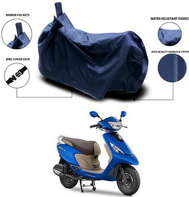 ANTHUB Waterproof Two Wheeler Cover for TVS(Zest, Blue)