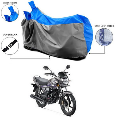 SEBONGO Waterproof Two Wheeler Cover for Honda(CB Shine, Blue)