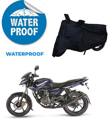 RPSENTTERPR Waterproof Two Wheeler Cover for Bajaj(Pulsar 135 LS DTS-i, Black)