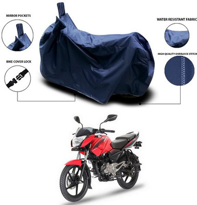 SEBONGO Two Wheeler Cover for Bajaj(Pulsar 135 LS DTS-i, Blue)