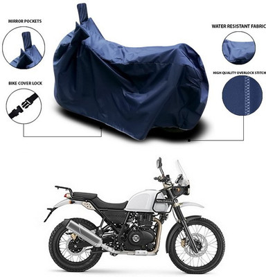 ANTHUB Waterproof Two Wheeler Cover for Royal Enfield(Himalayan, Blue)