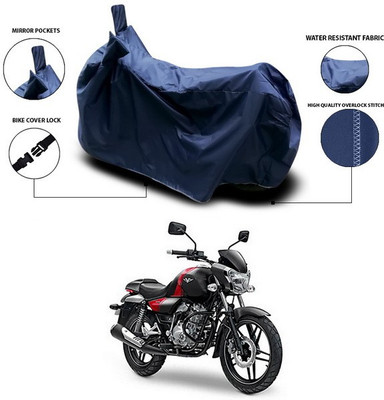 SEBONGO Waterproof Two Wheeler Cover for Bajaj(V15, Blue)