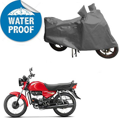 RPSENTTERPR Waterproof Two Wheeler Cover for Hero(HF Dawn, Grey)