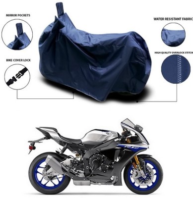 SEBONGO Waterproof Two Wheeler Cover for Yamaha(YZF R1M, Blue)