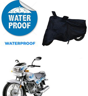 RPSENTTERPR Waterproof Two Wheeler Cover for TVS(Victor GLX, Black)