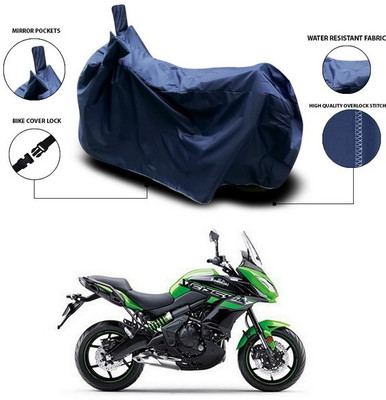 ANTHUB Waterproof Two Wheeler Cover for Kawasaki(Versys 650, Blue)