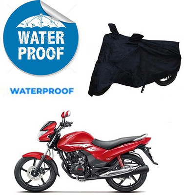RPSENTTERPR Waterproof Two Wheeler Cover for Hero(Achiever, Black)