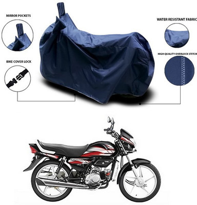 SEBONGO Waterproof Two Wheeler Cover for Hero(HF Deluxe, Blue)
