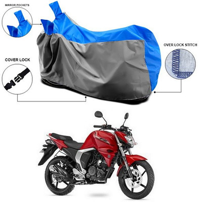 SEBONGO Waterproof Two Wheeler Cover for Yamaha(FZ-S FI, Blue)