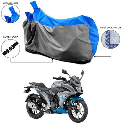 SEBONGO Waterproof Two Wheeler Cover for Yamaha(Fazer 25, Blue)