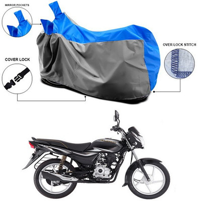 SEBONGO Waterproof Two Wheeler Cover for Bajaj(Platina 100 DTS-i, Blue)